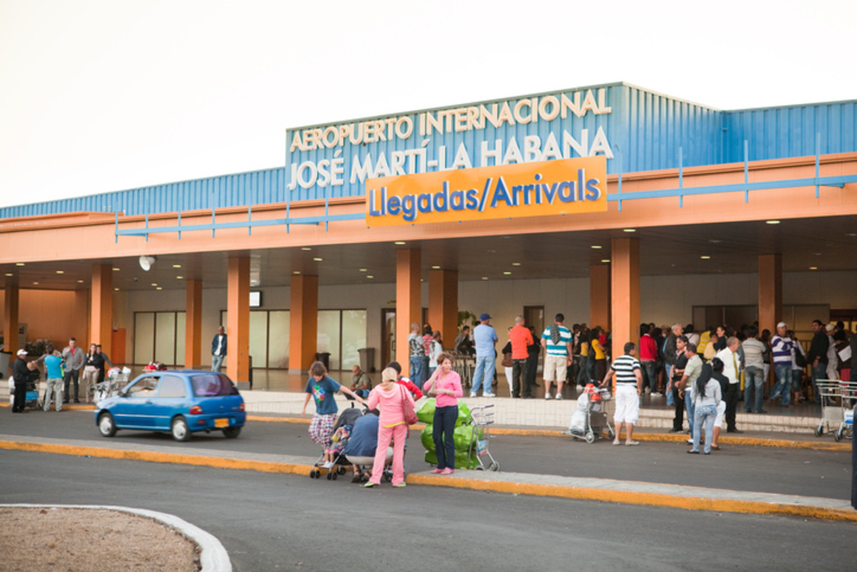 An old terminal at Havana airport.