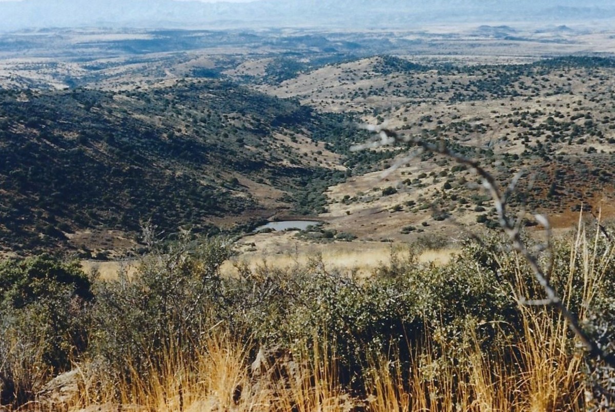 View of valley in Yavapai County, Ariz.