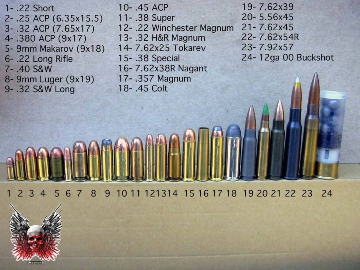 Ammo Caliber Comparison