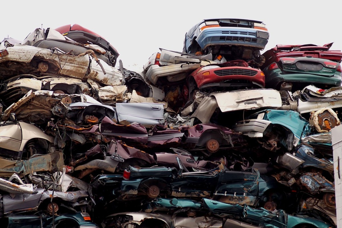Cars create a lot of waste.