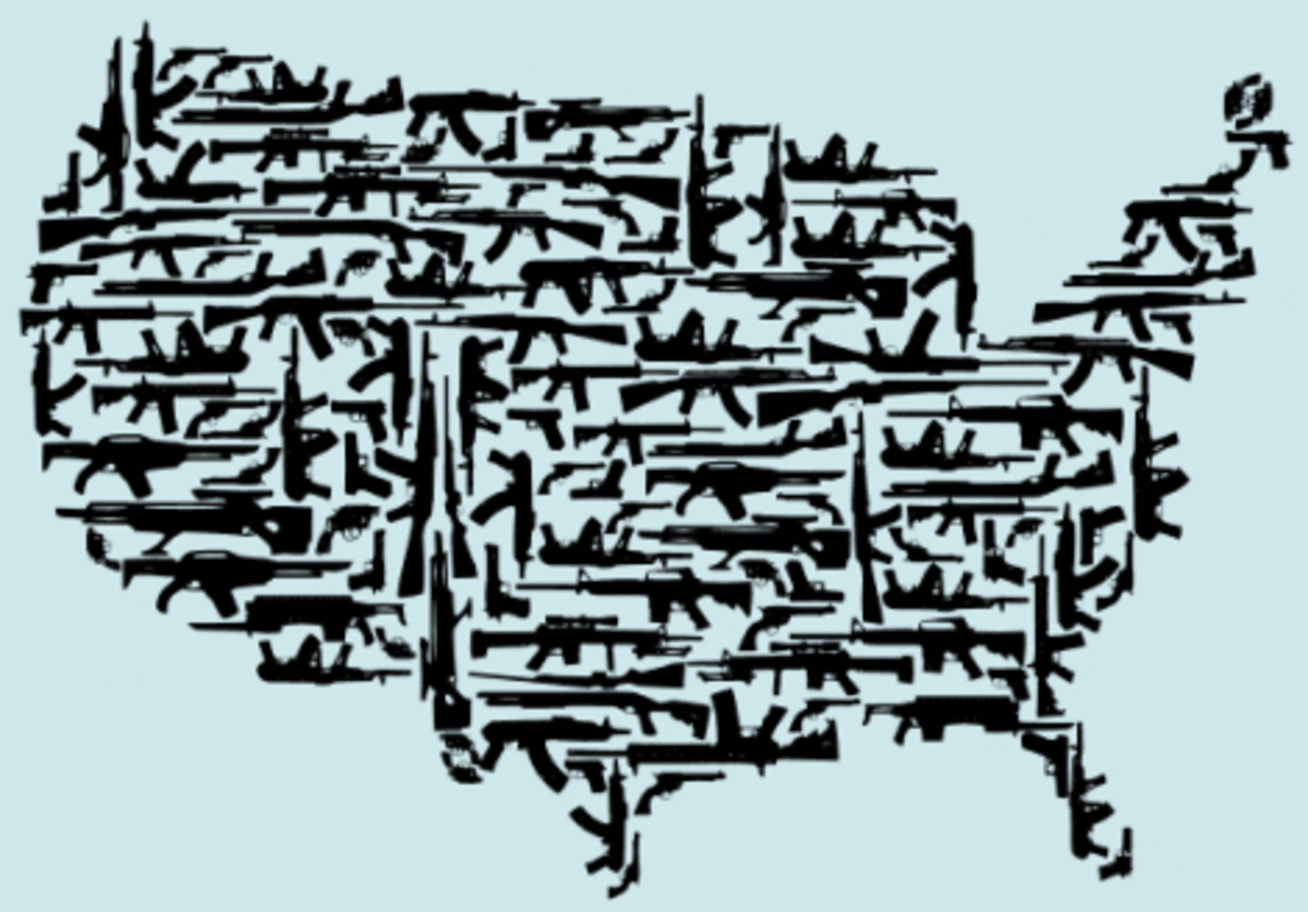 America is the leader of the world in gun violence statistics.