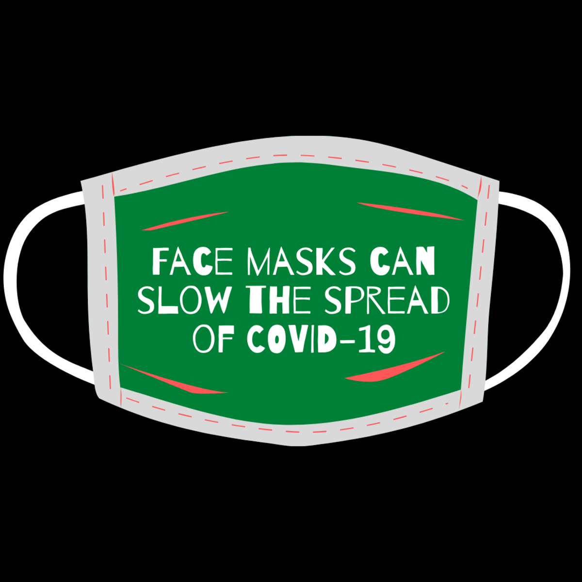 Wearing face masks can greatly slow the spread of COVID-19