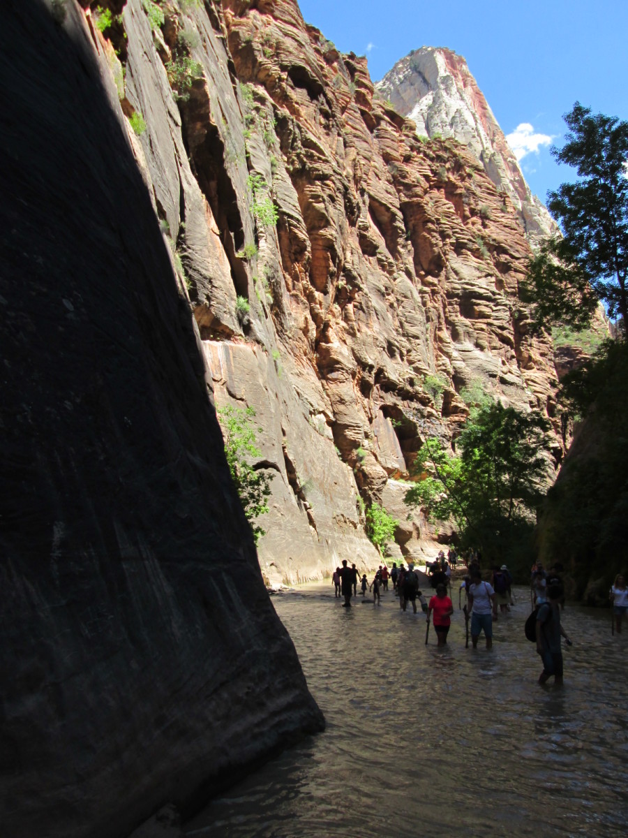 The entrance to the Narrows.