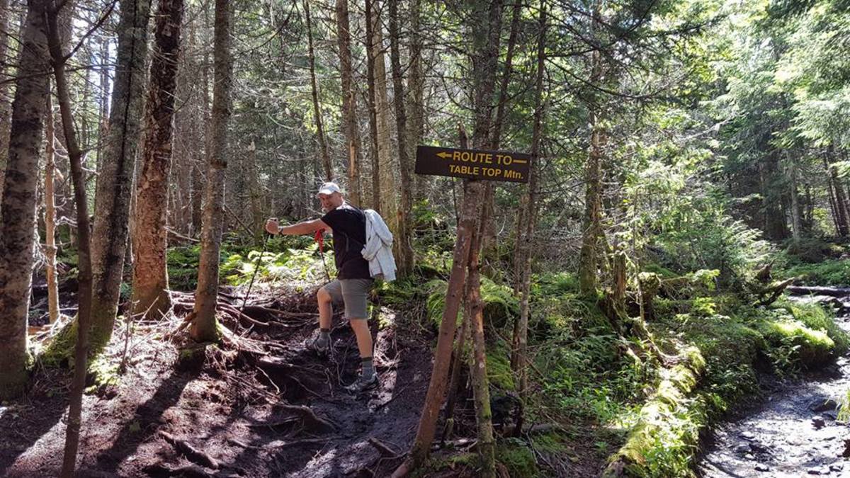 Adirondack Hike Tabletop and Phelps SkyAboveUs