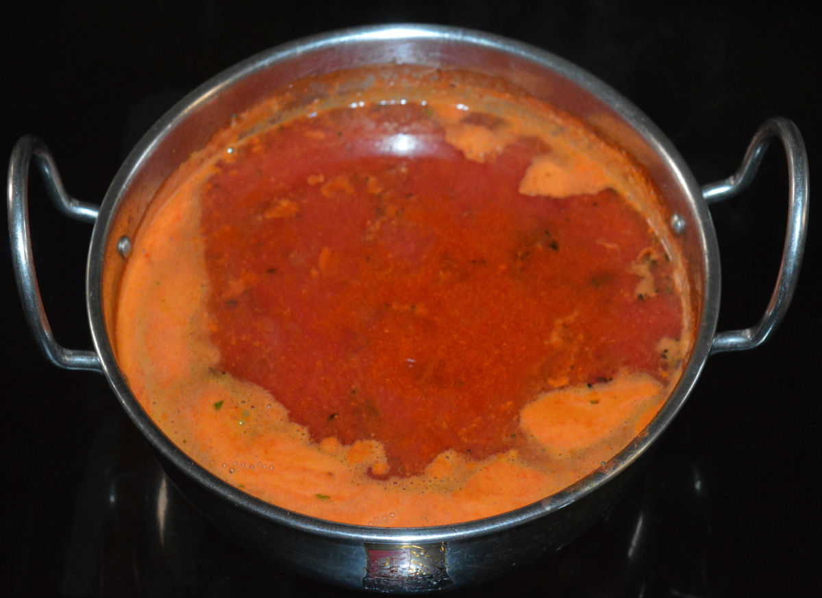 Your favorite smoky-flavored and colorful beetroot rasam is ready! Enjoy it as soup or with steamed rice!