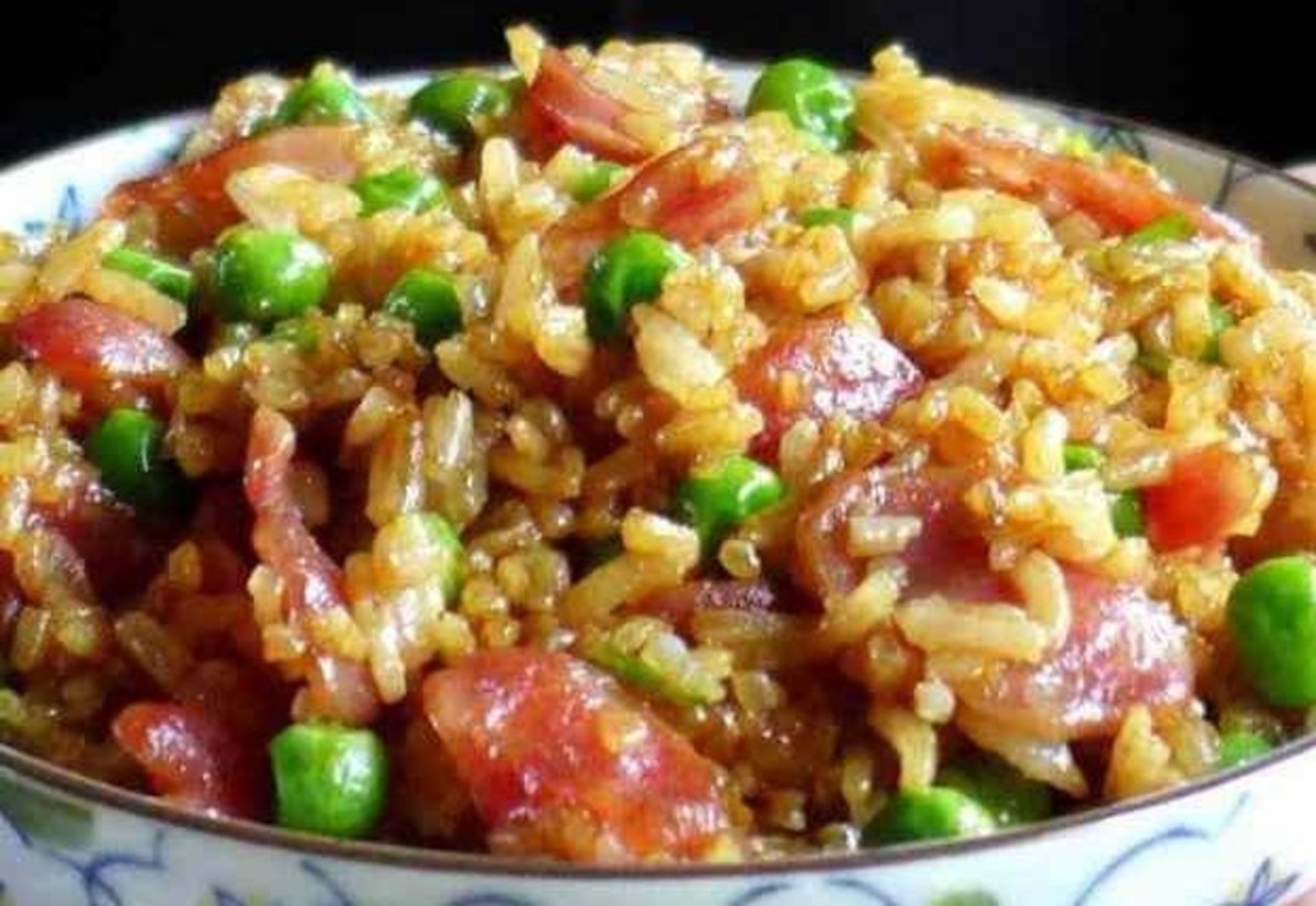 Chinese Sausage Fried Rice Delishably