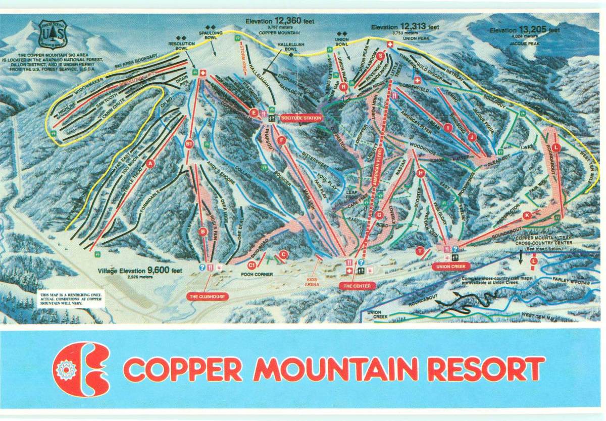 Copper Winter Trail Map The Best Ski Area In Summit County, Colorado: Copper, Keystone, A-Basin,  Breckenridge, Or Loveland? - Skyaboveus