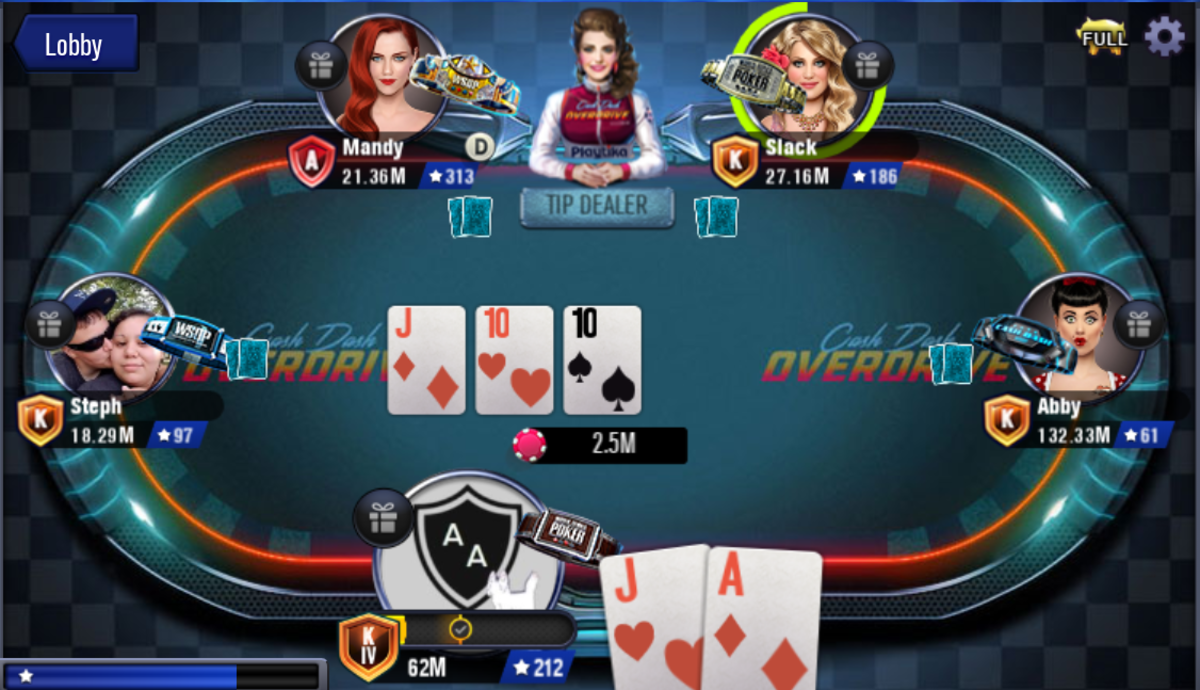 This is the Cash Dash Overdrive table in "WSOP".