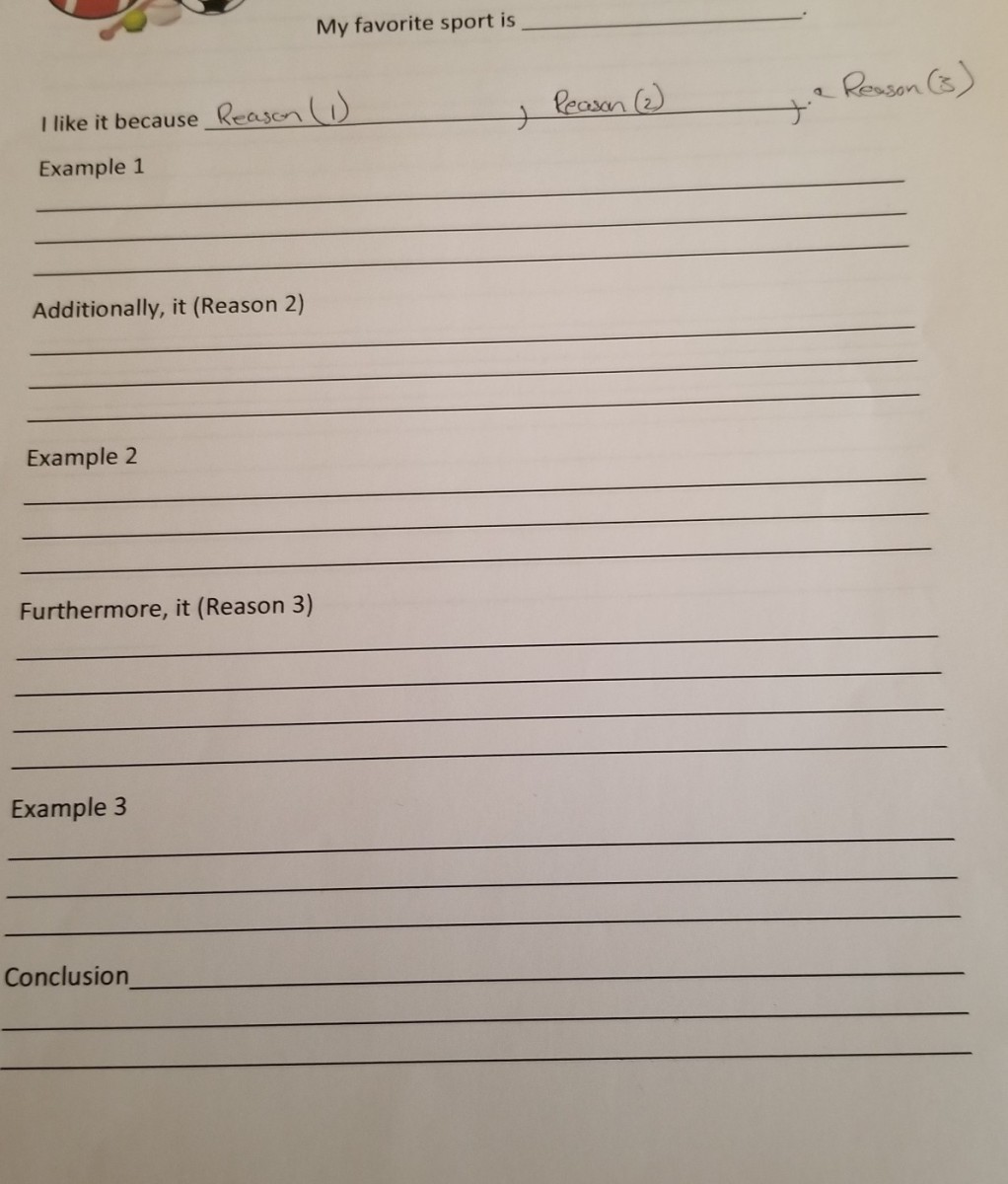 An outline can help a third grader write an opinion essay