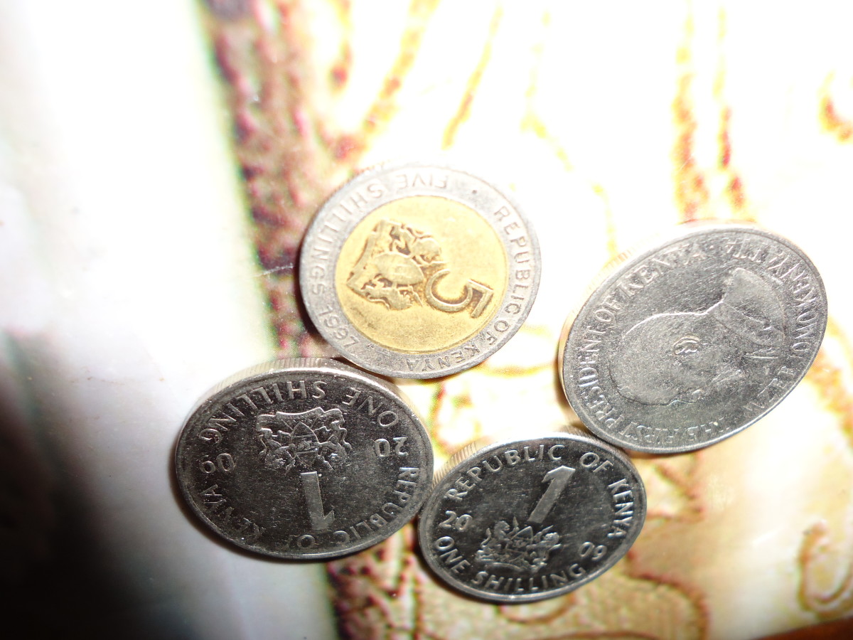 Coins used as a medium of exchange in Kenya