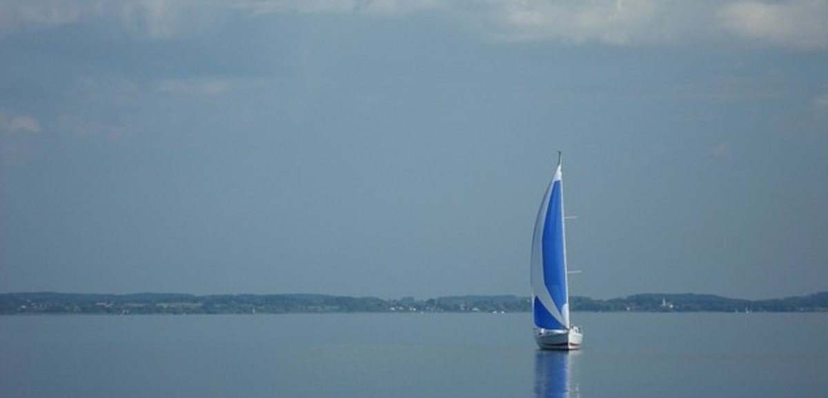 Lonely Sailboat Heads Home