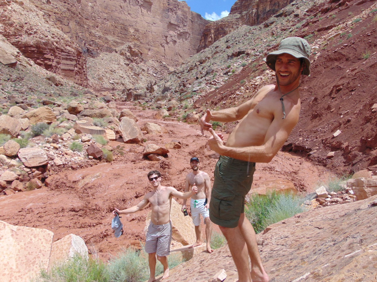 Flash Flood in the Grand Canyon. Could have gotten us.