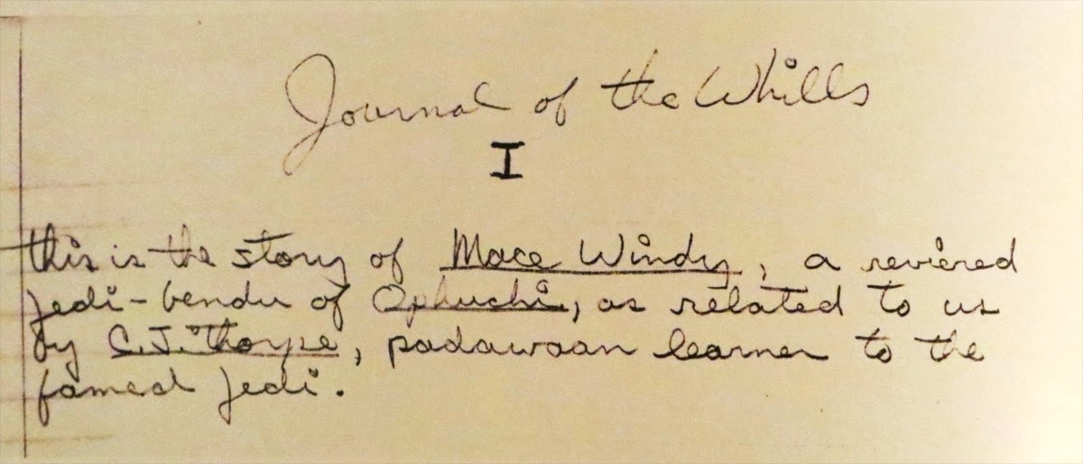Journal of the Whills - A handwriting expert looked at this and said it sounds more like a movie for kids than adults, but adults could like it, too.