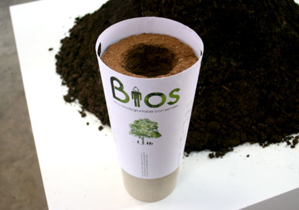 The Bios Urn is the ultimate tree hugger's after-death daydream. Why not have your ashes give nutrients to a tree growing out of your urn? 