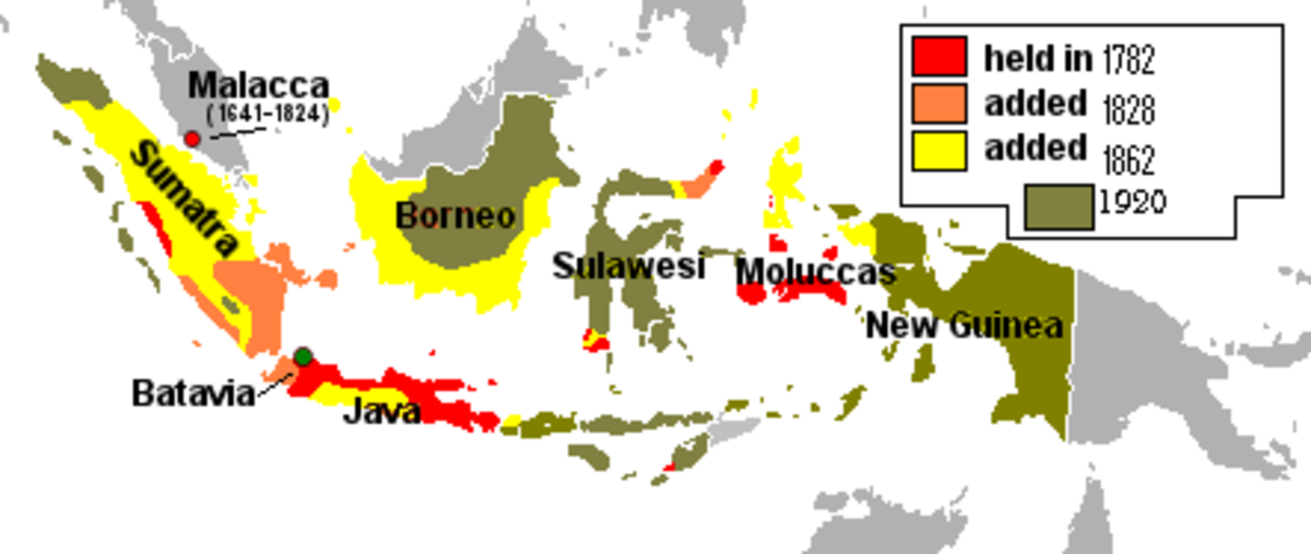 Map of The Dutch East Indies