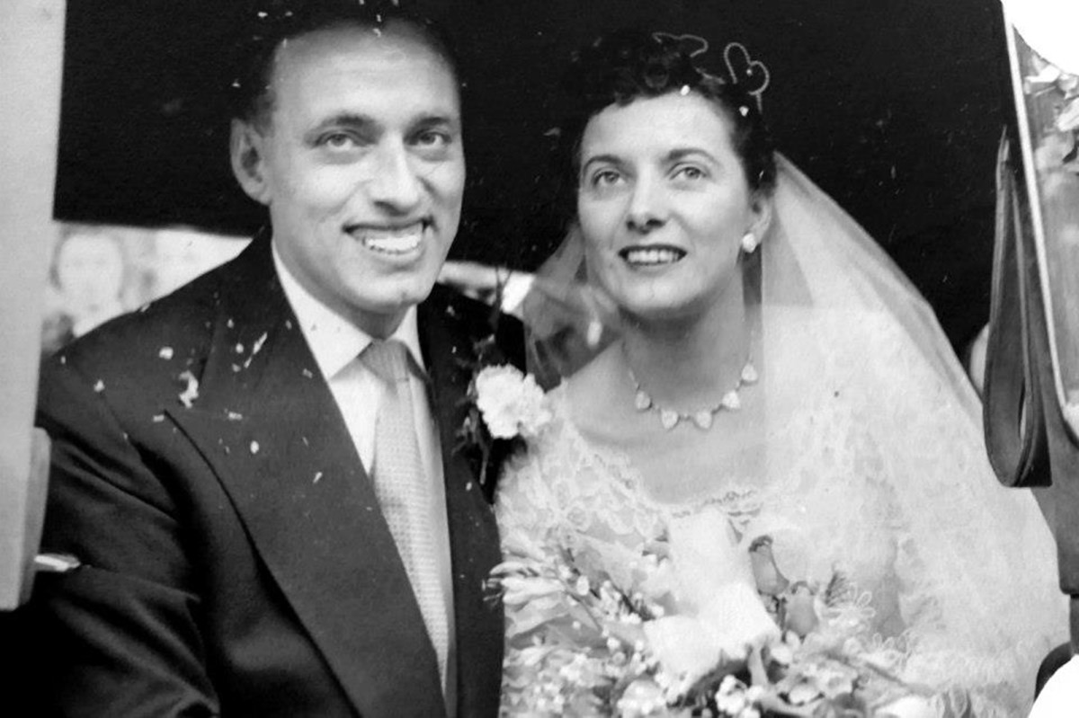 Mum and dad, 1957