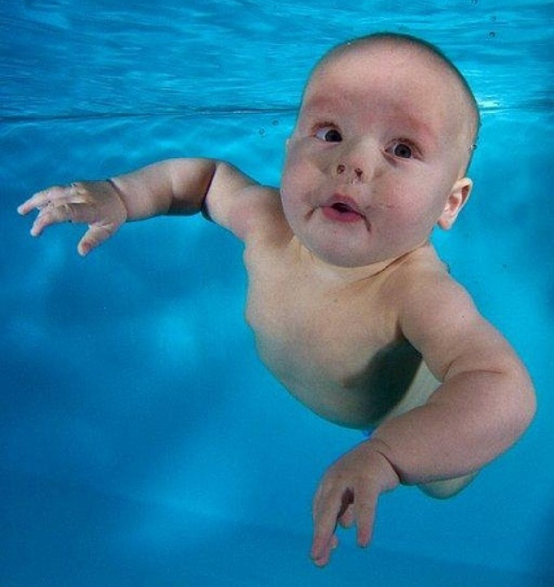 Even infants can learn to swim, or least learn how not to drown.