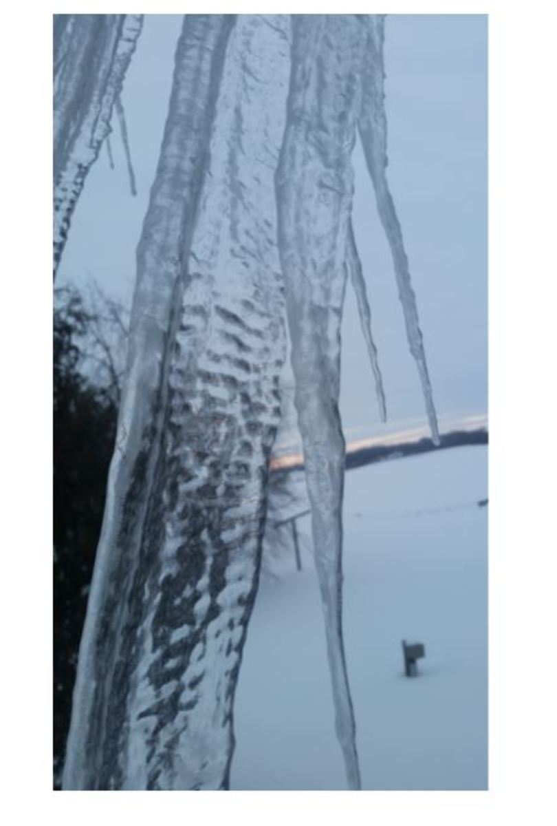 No. That was just the tip of the nine foot long icicle.