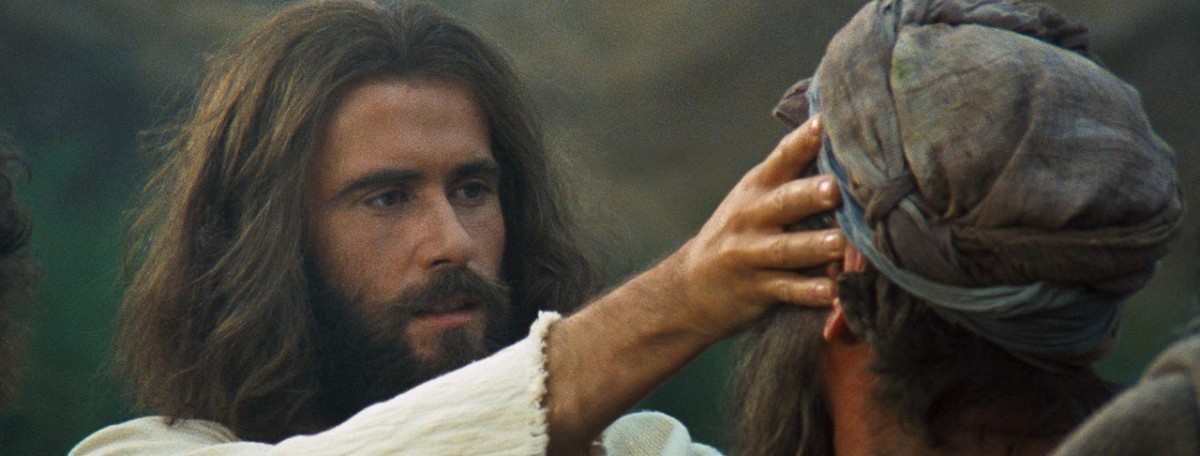 Jesus performing a miracle