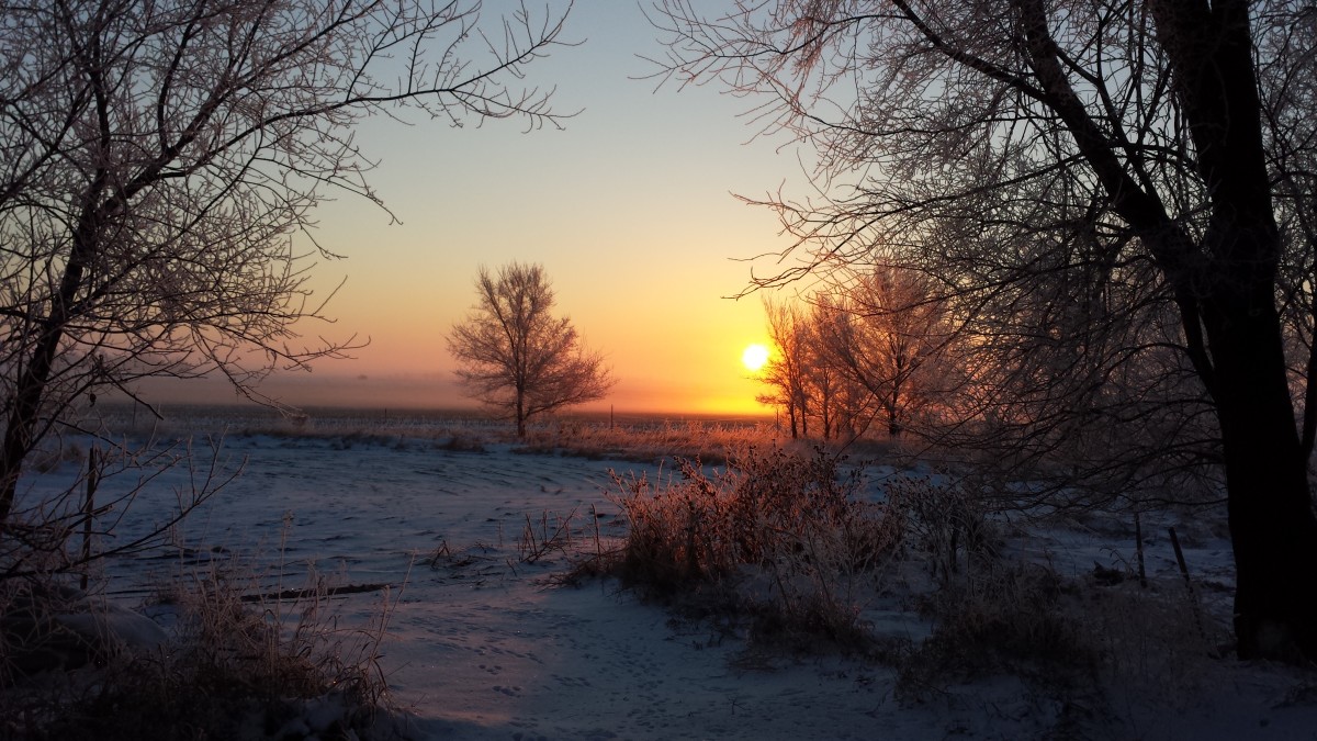 Sunrise in South Dakota