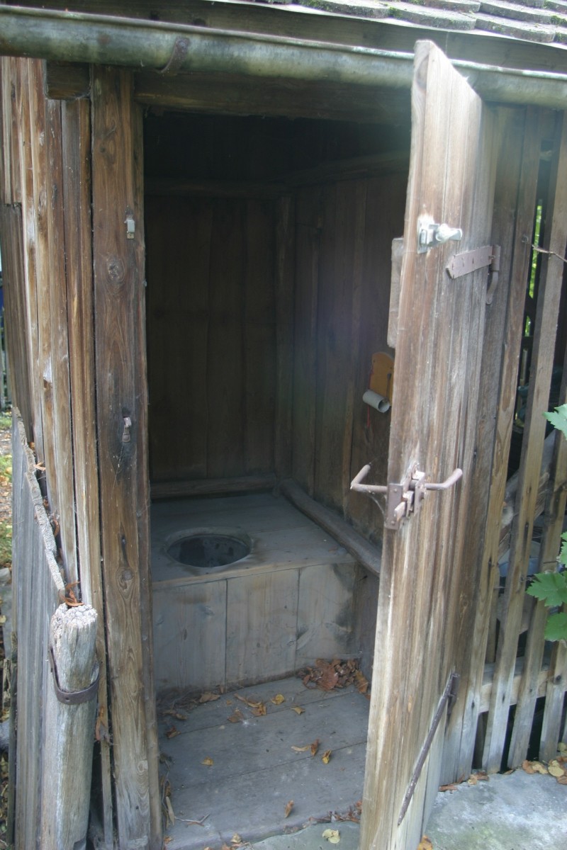 Earl Watson's outhouse