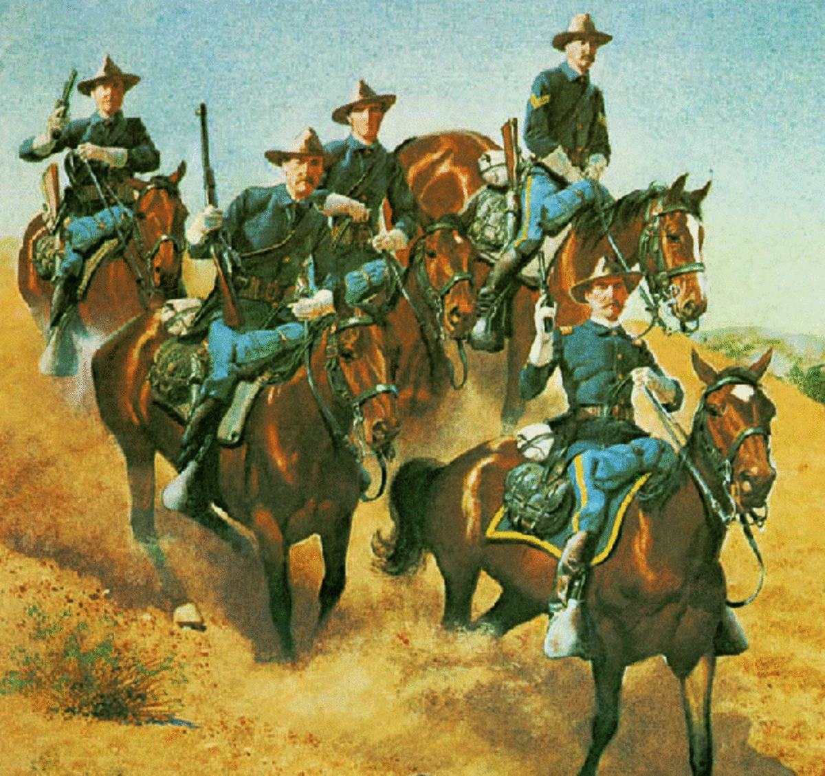 Cavalry out on Patrol