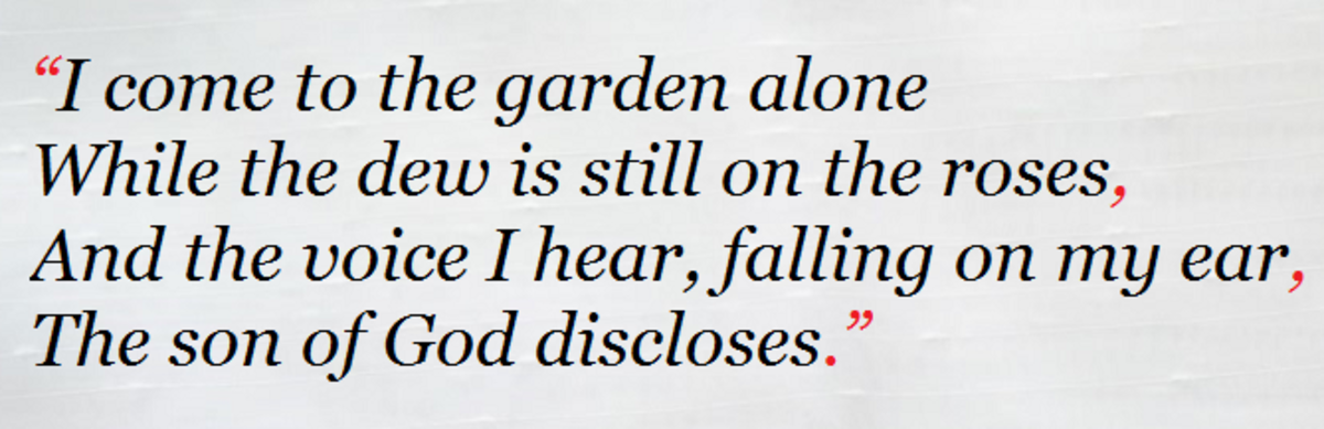 'In the Garden' by C Austin Miles