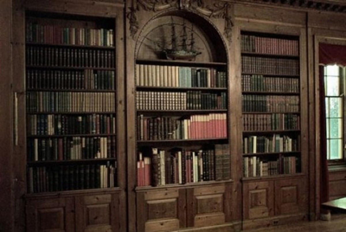 Study of Charles Dickens in the Library of Philadelphia