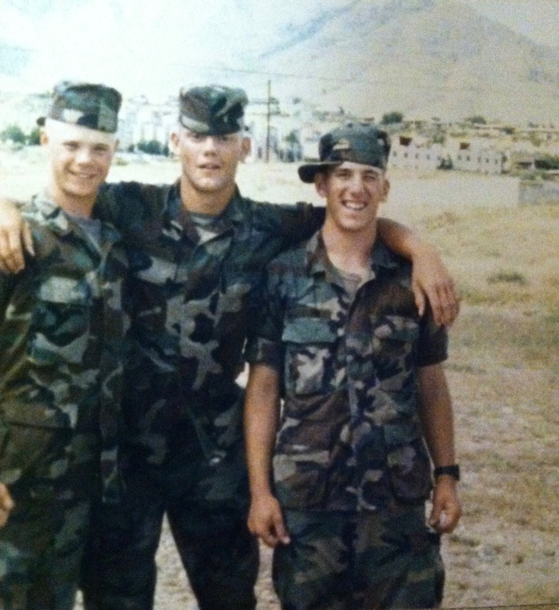 This time it's Shane on the left, me in the middle, and Clint on the right (my left).