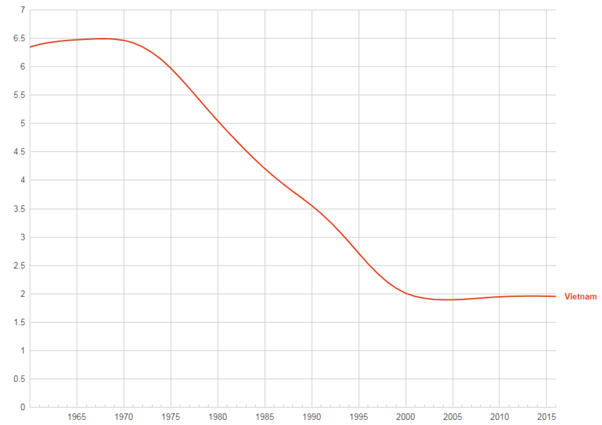 Vietnam fertility rate