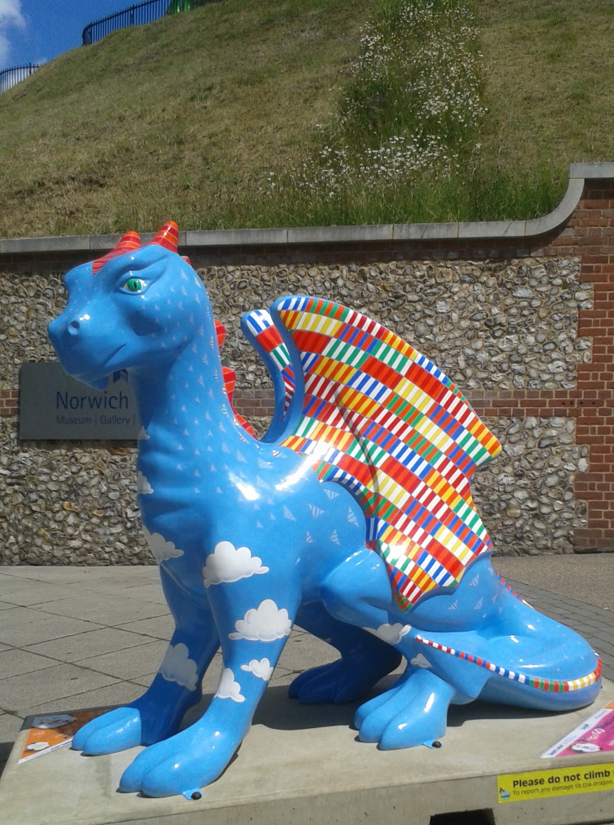 Dragons of Norwich, Norfolk Statues of 2015; History of the Snap