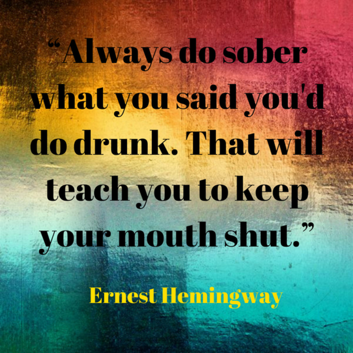 Inspirational Hemingway Quotes - LetterPile