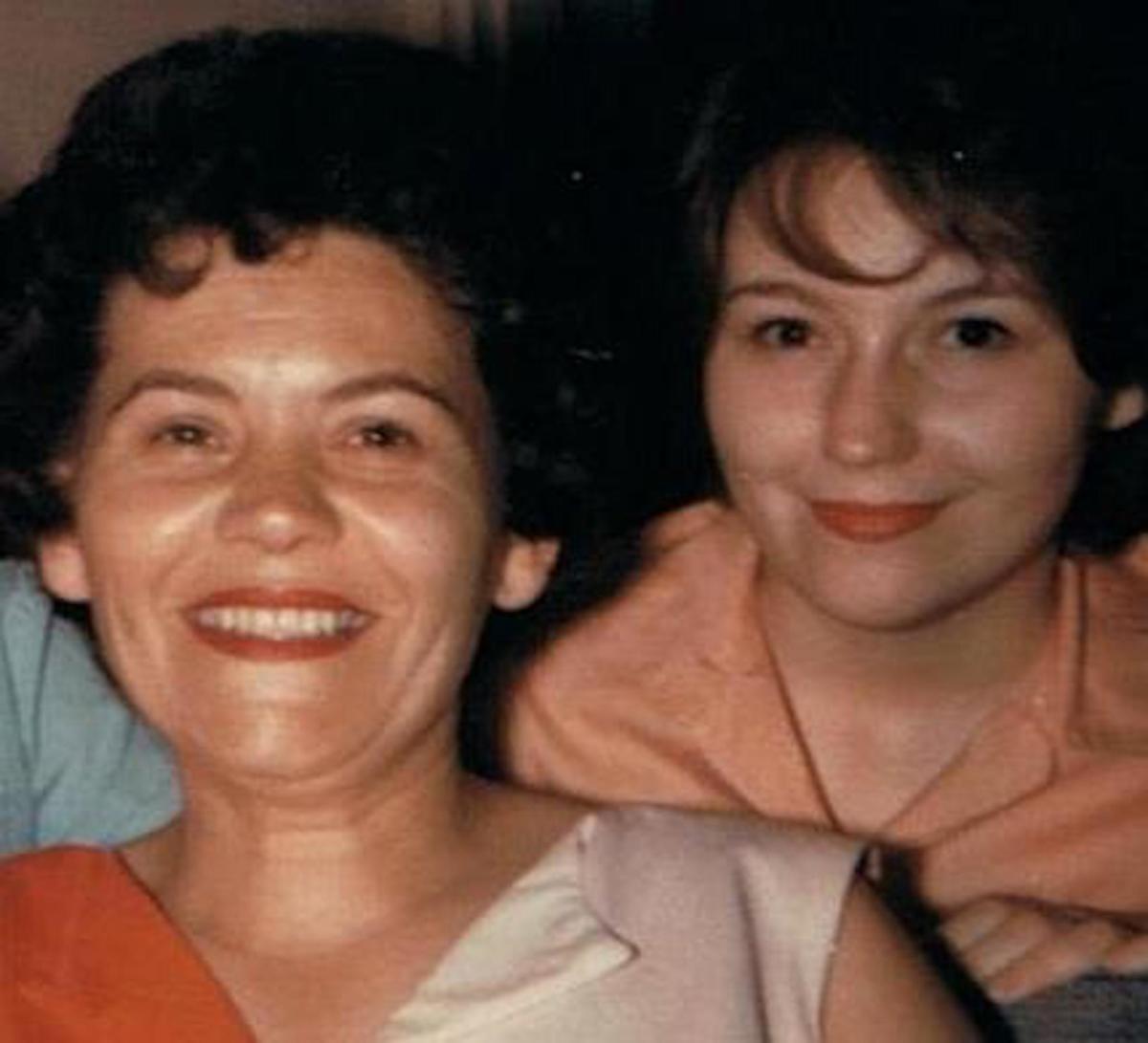 many years ago - Mommy and Me