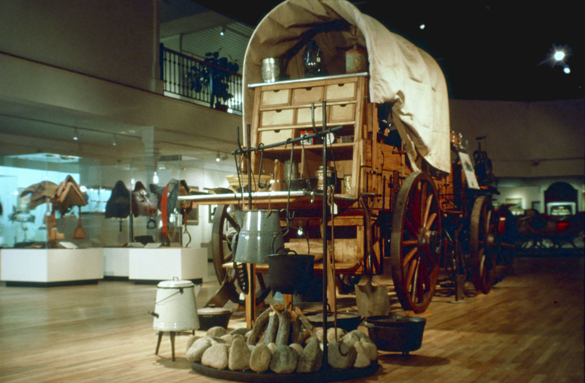 A rolling pantry from the pioneer days