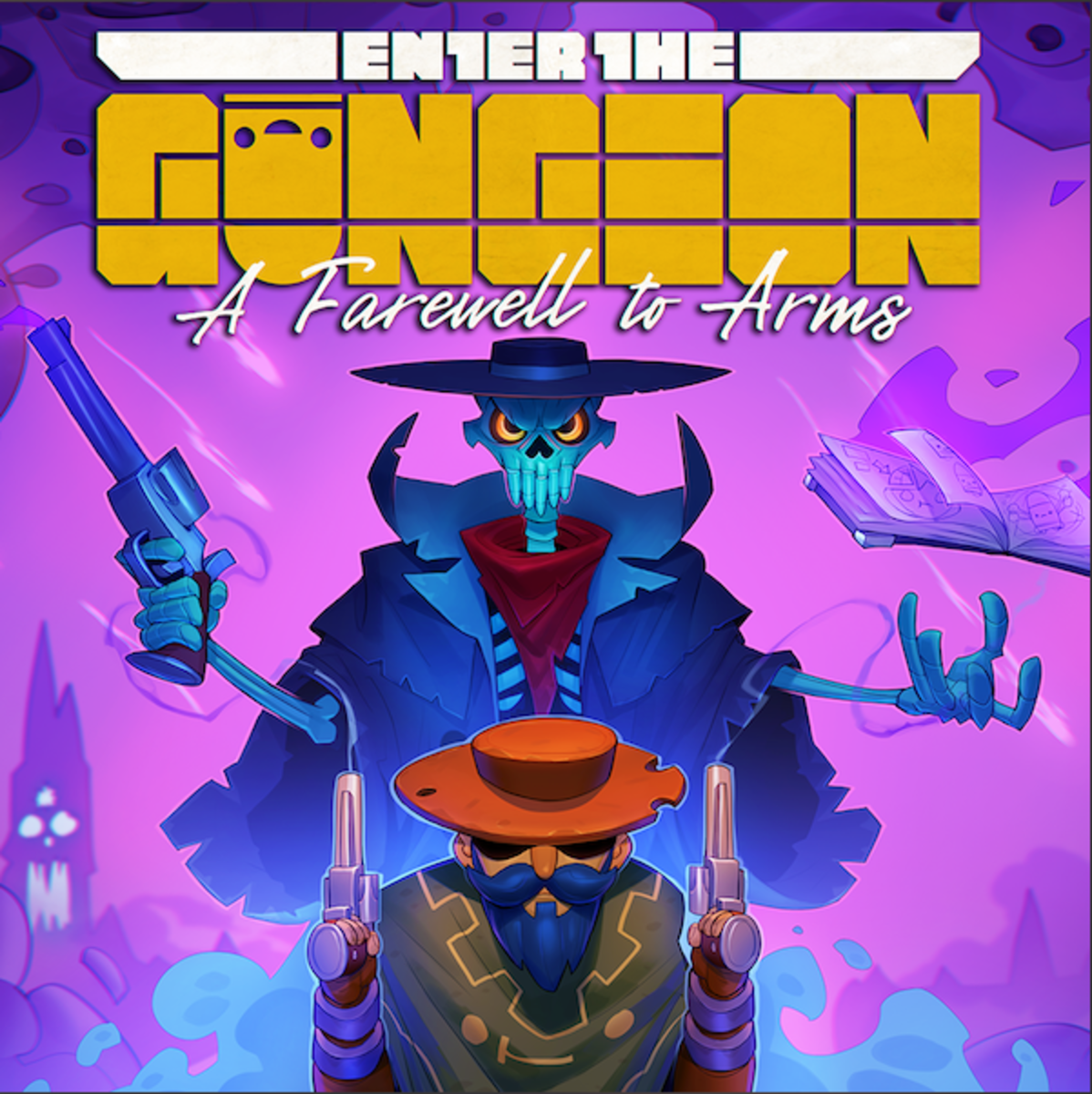 Each character in "Enter the Gangeon" has unique starting items and guns.