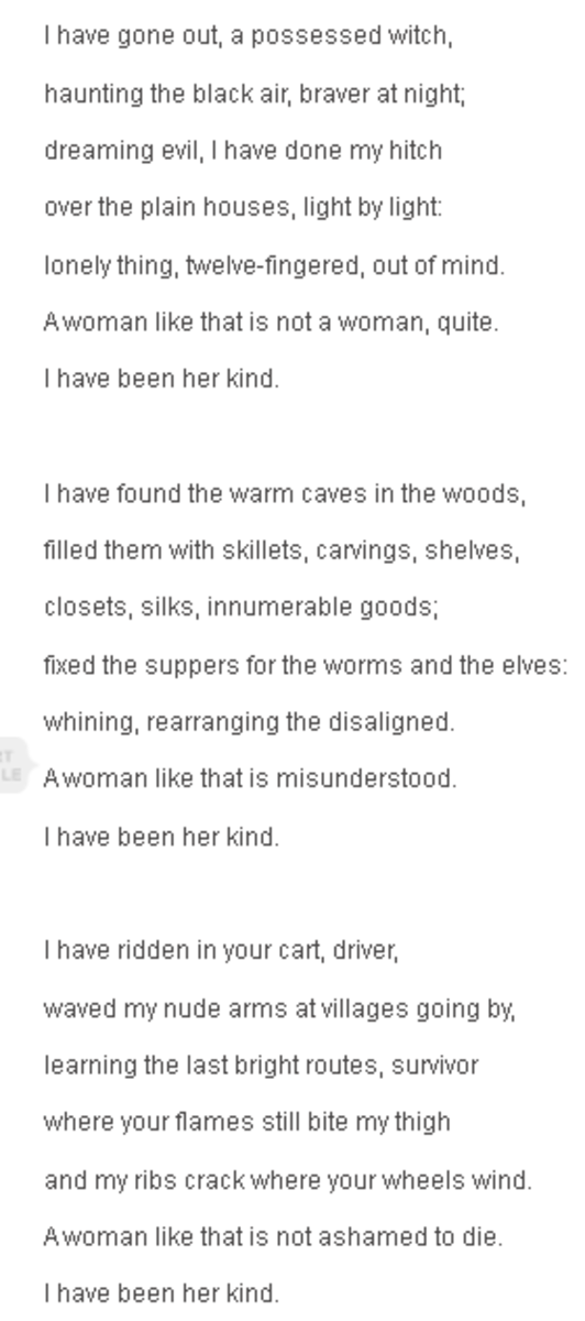 analysis-of-poem-her-kind-by-anne-sexton