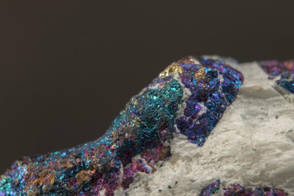Bornite is also known as peacock ore due to its beautiful colouring. 
