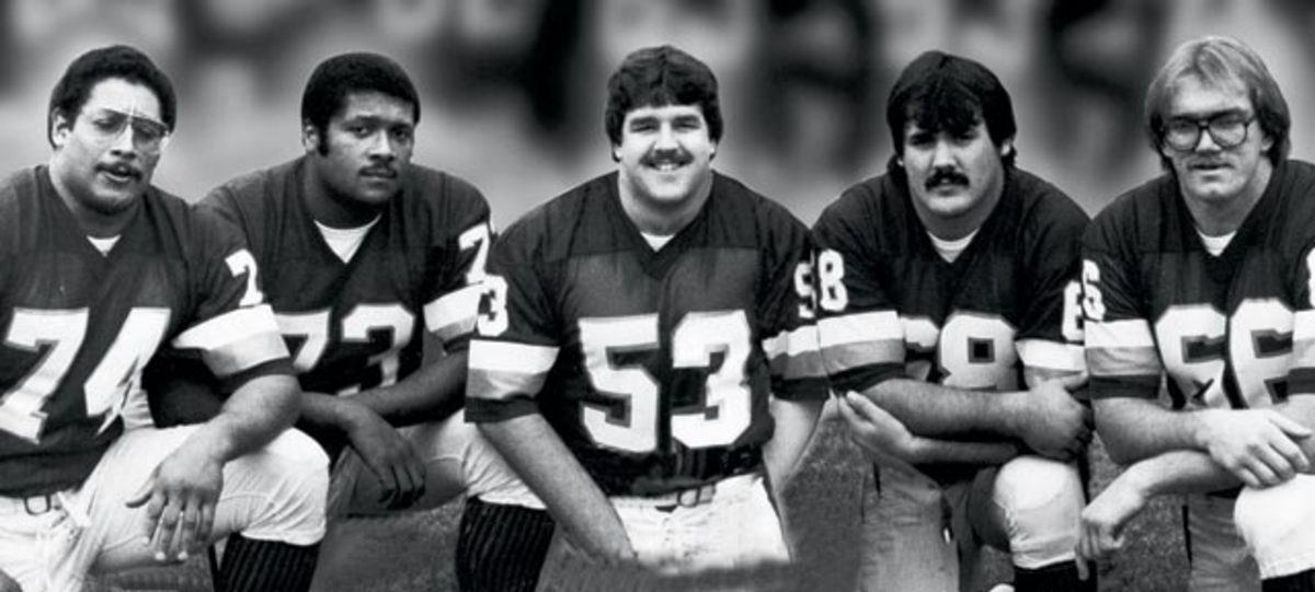 The Washington Redskins' O line was known as "The Hogs"