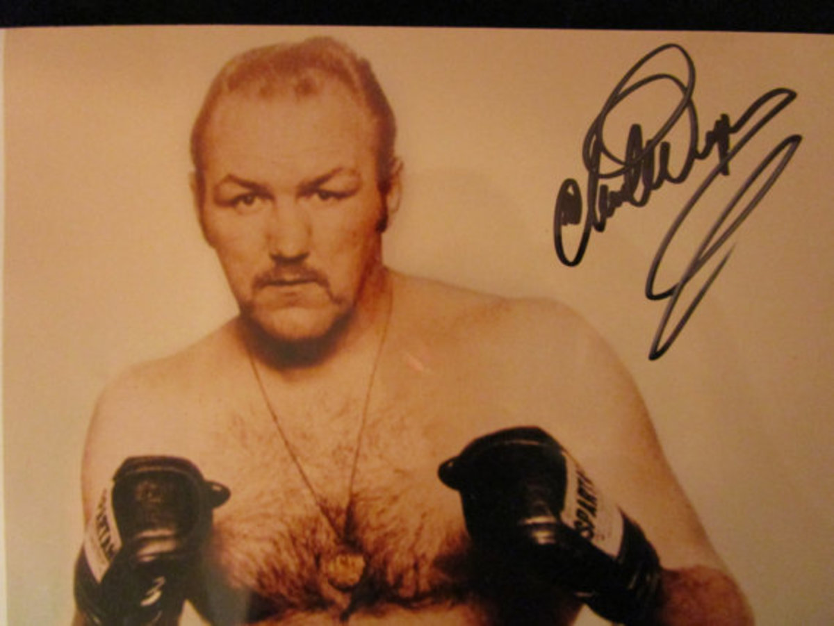 Autographed picture of Chuck Wepner
