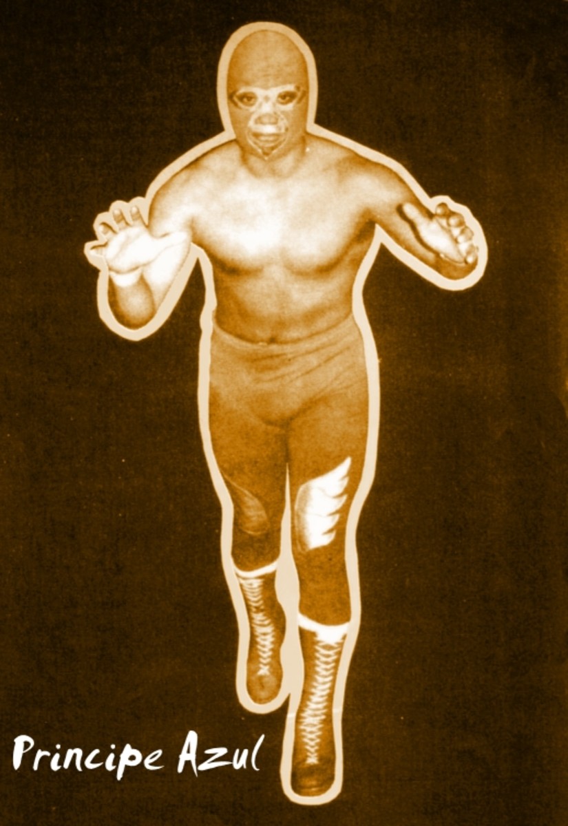 El Canek in the early days as Principe Azul