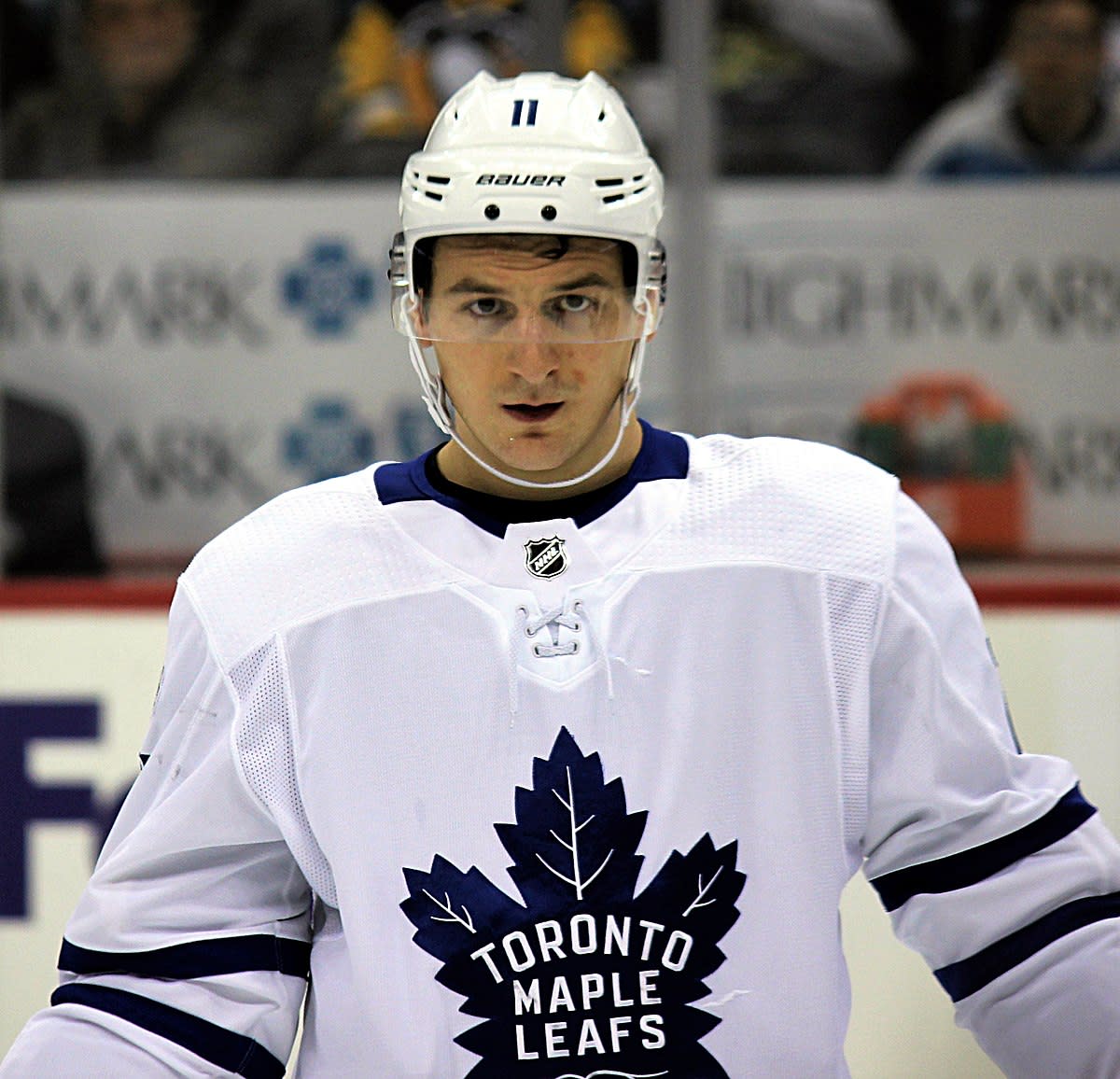 Zach Hyman during his days with the Toronto Maple Leafs.