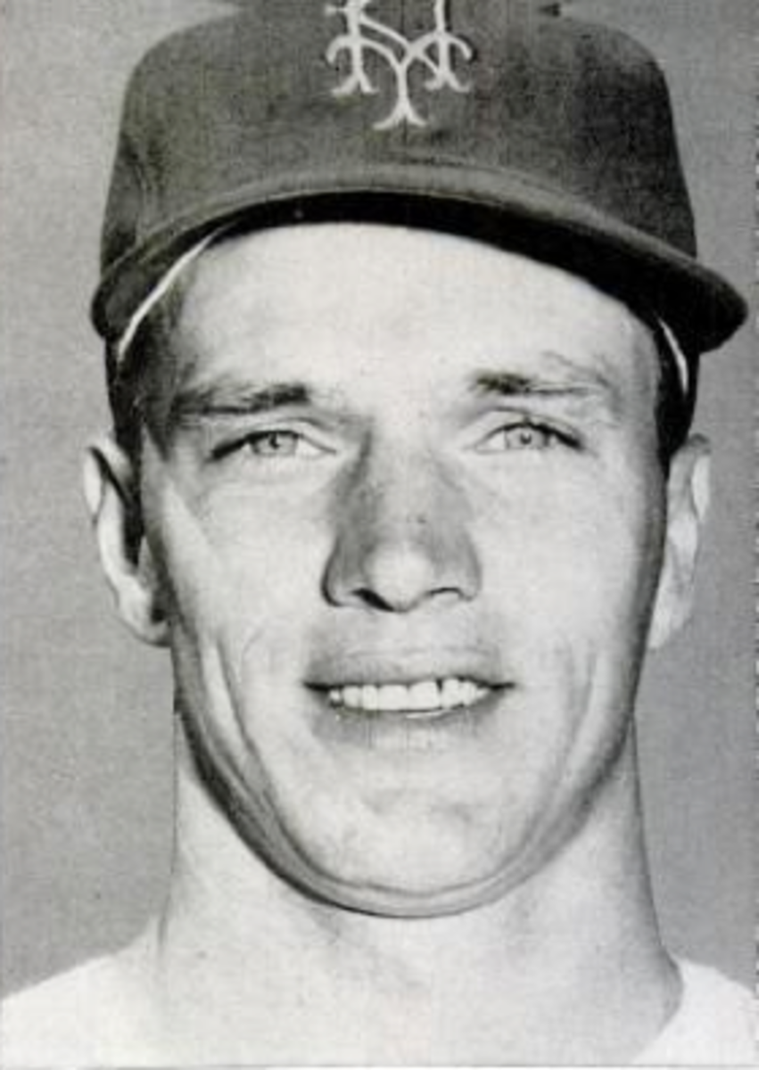 Rookie infielder/outfielder Rod "Hot Rod" Kanehl played in 133 games with the Mets in 1962