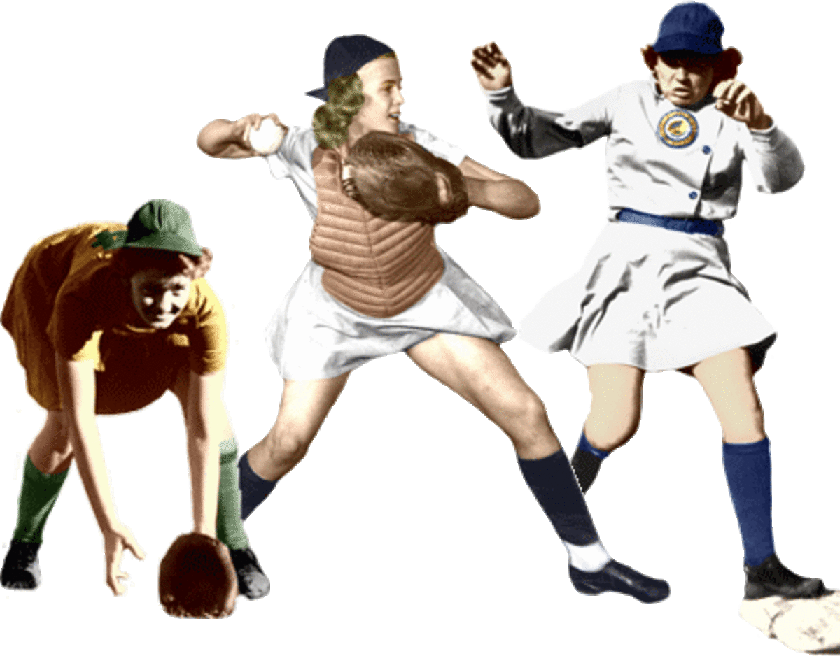 This is how women in the league were dressed, 