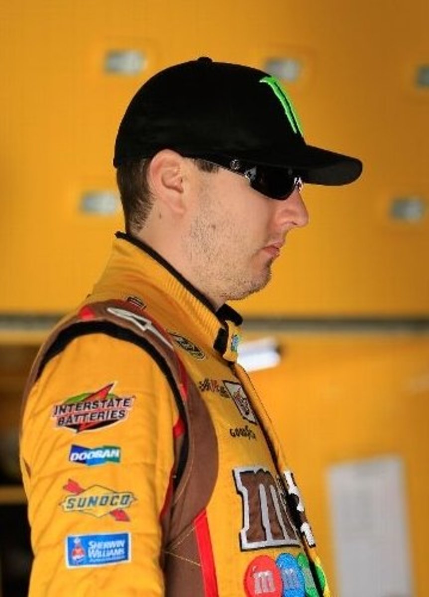 Kyle Busch at Daytona. How about "The Burning Busch" for a fantasy team name?
