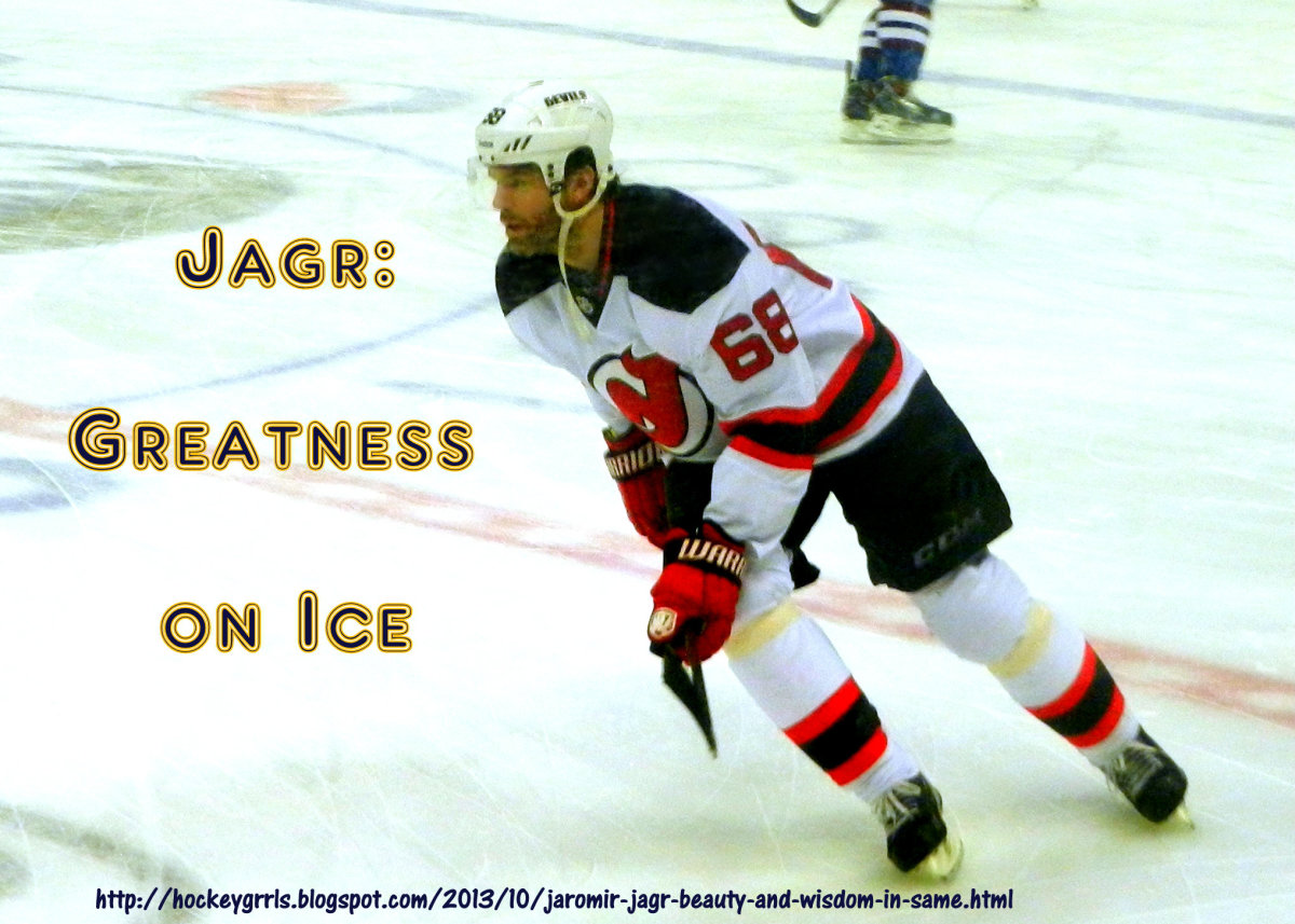 To see grace in hockey, watch Jaromir Jagr.