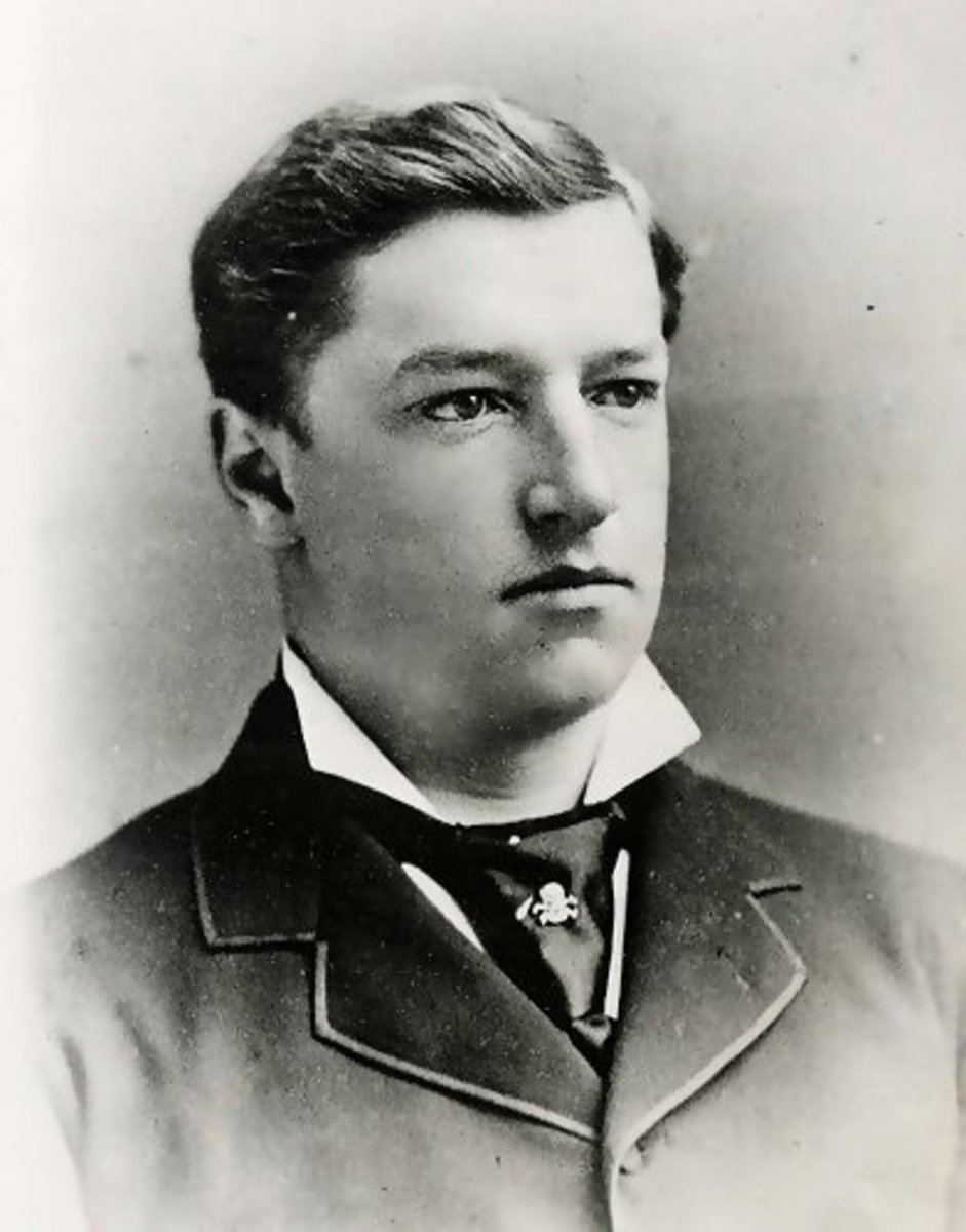 A young Howard Taft at Yale.