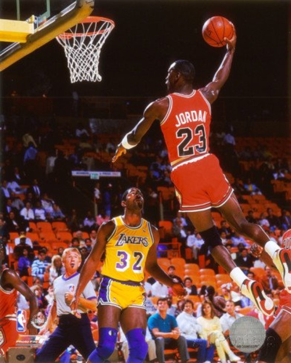 Michael Jordan dominated the 90s with six NBA championships for the Chicago Bulls.