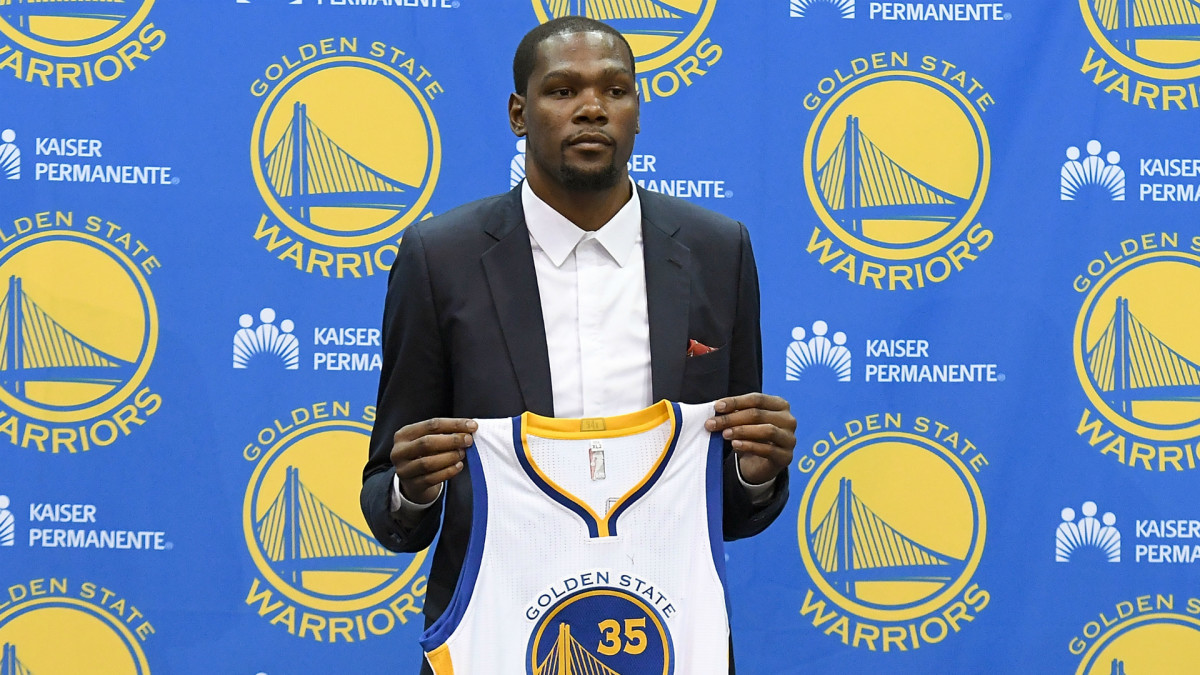 Kevin Durant has been widely criticized for joining a 73-win team that beat his Oklahoma City Thunder in the 2016 Western Conference Finals.