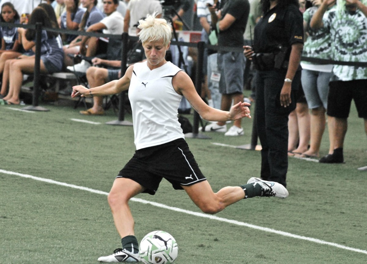 In addition to being an incredible athlete, Megan Rapinoe is a passionate advocate for LGBTQ+ rights.