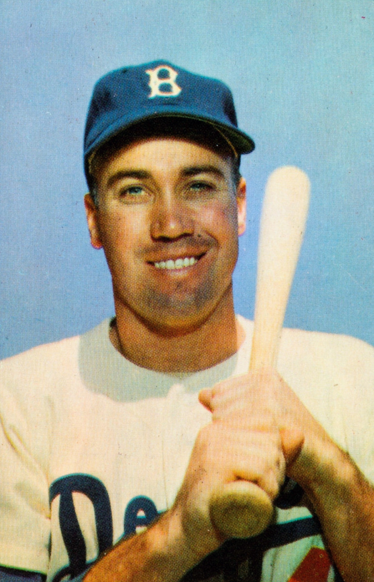 Hall of Famer Duke Snider, pictured above in 1953, was one of the most feared sluggers ever to don a Dodgers uniform.